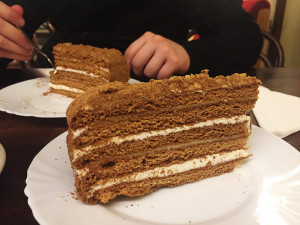 Cesky Krumlov, Czech Republic honey cake